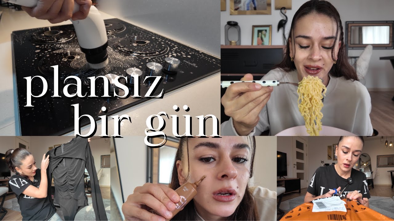 Bugün kendime hiç plan yapmadım 🦦 | temizlik, alışveriş & mukbang