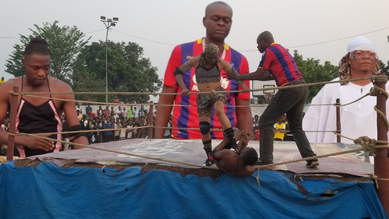 CATCH CONGOLAIS : COMBAT SANS PITIÉ DE MANSEBA KASANDA QUI GAGNE PAR K O. ABONNEZ VOUS MASSIVEMENT.