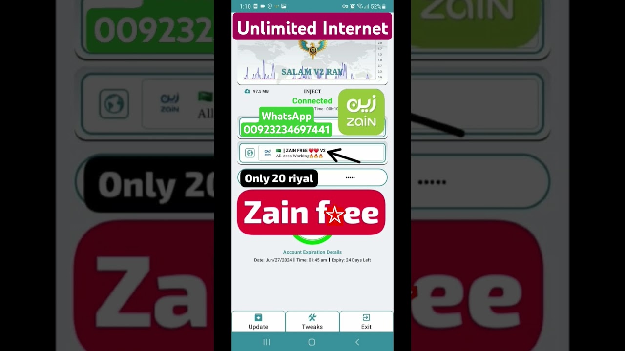 Zain Unlimited Internet Package | only 20 riyal | 