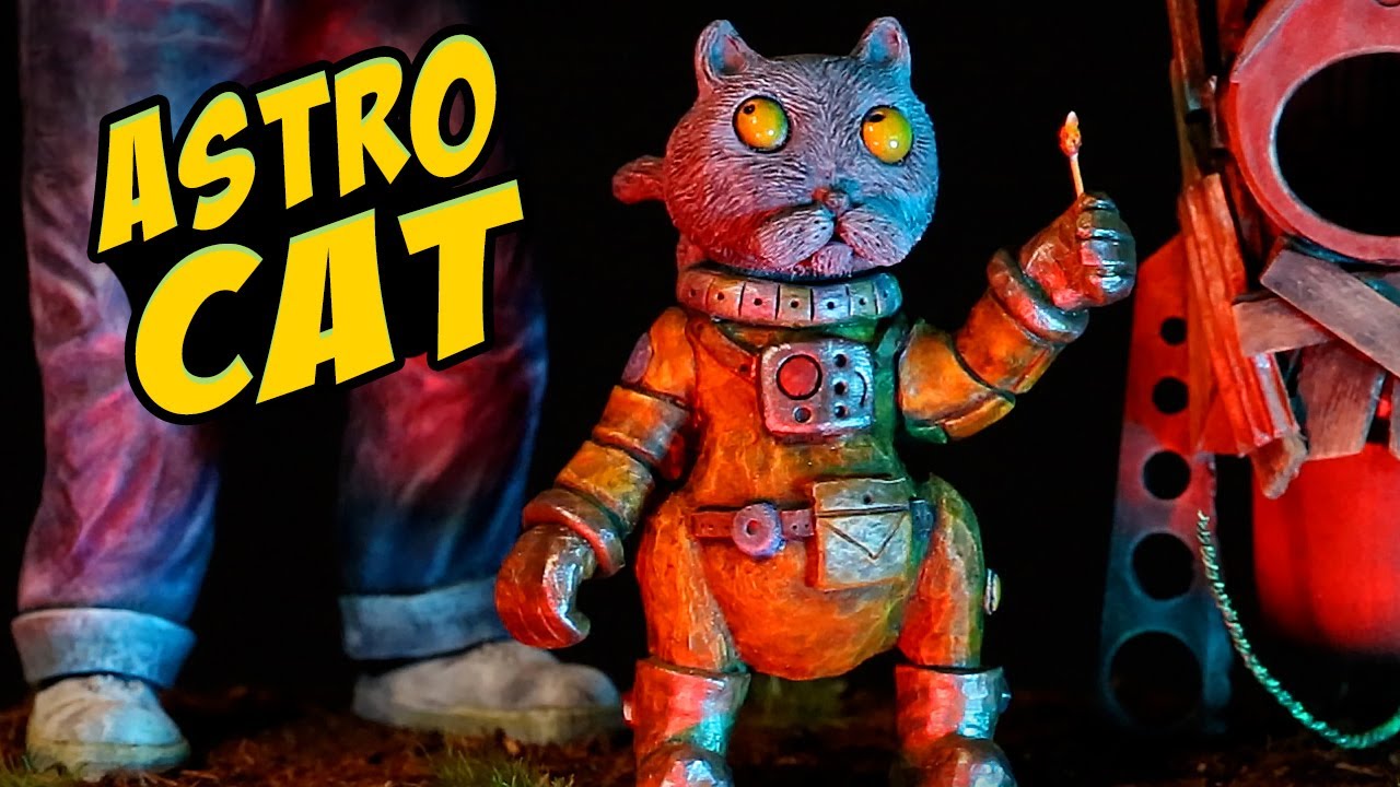 ASTRO CAT! Aaron's Animals Sculpture