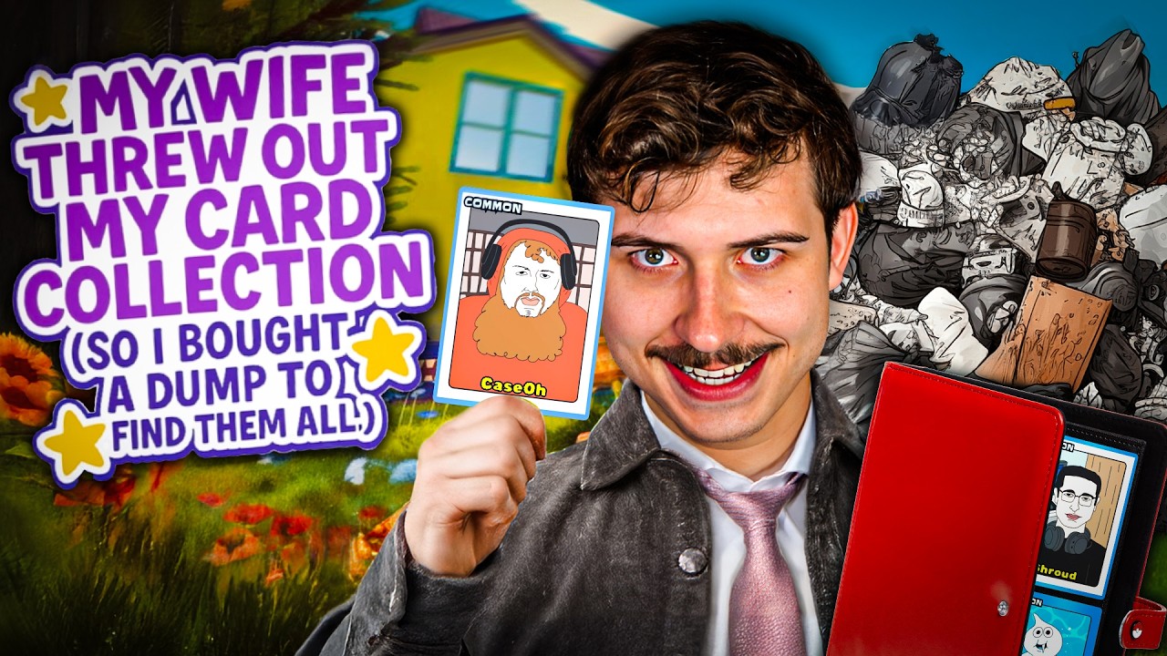MY WIFE THREW AWAY MY CARD COLLECTION 😭 