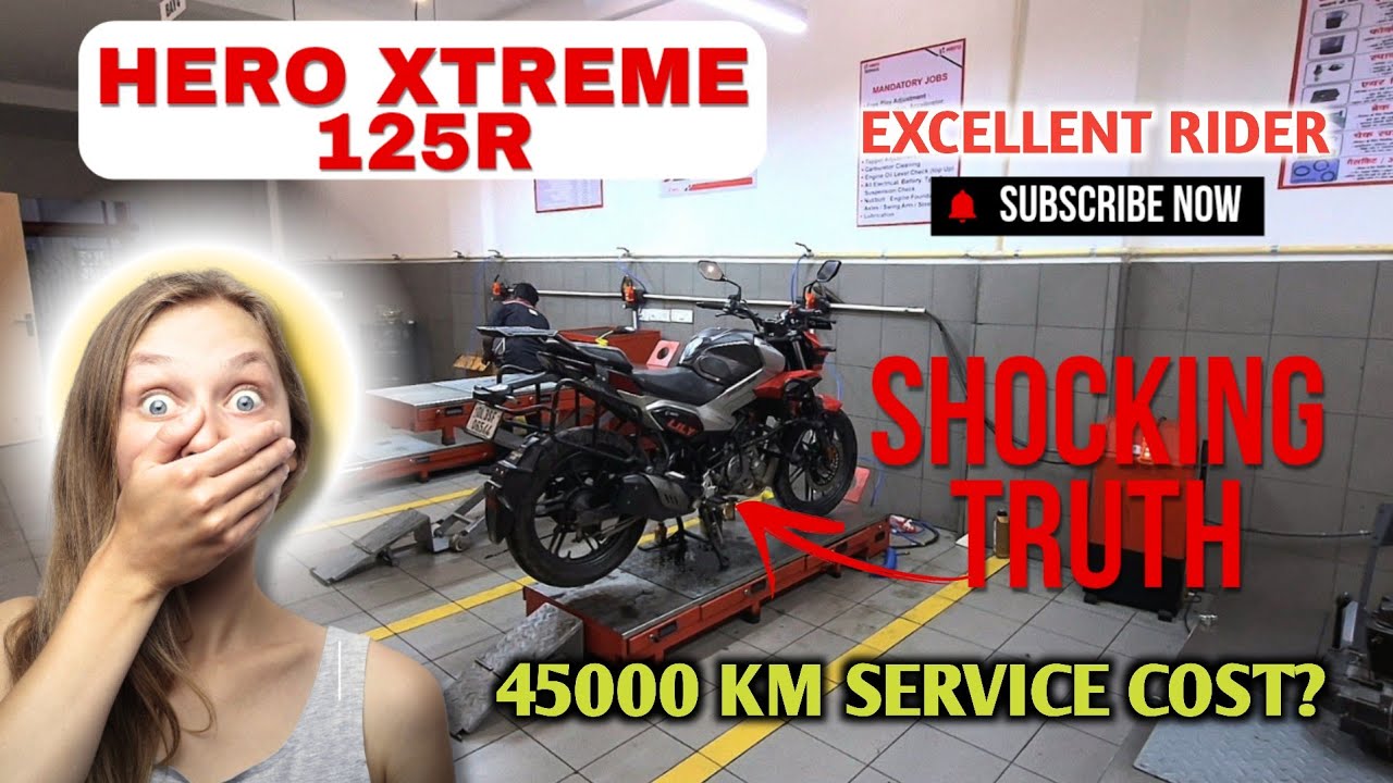 The SHOCKING Truth About Hero Xtreme 125R Service After 45000km | Total service cost?🤔