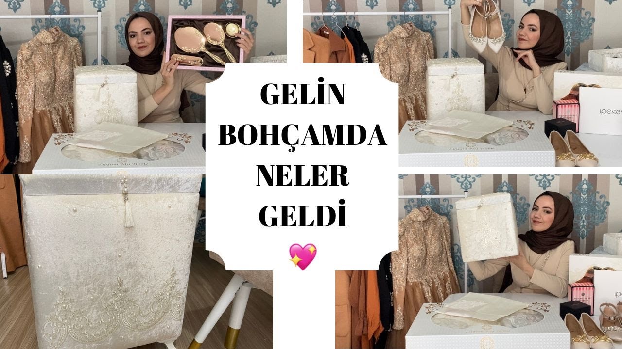 GELİN BOHÇASI | KAYINVALİDEM KINALIĞIMI DİKTİ😍 BOHÇAMDA NELER GELDİ?