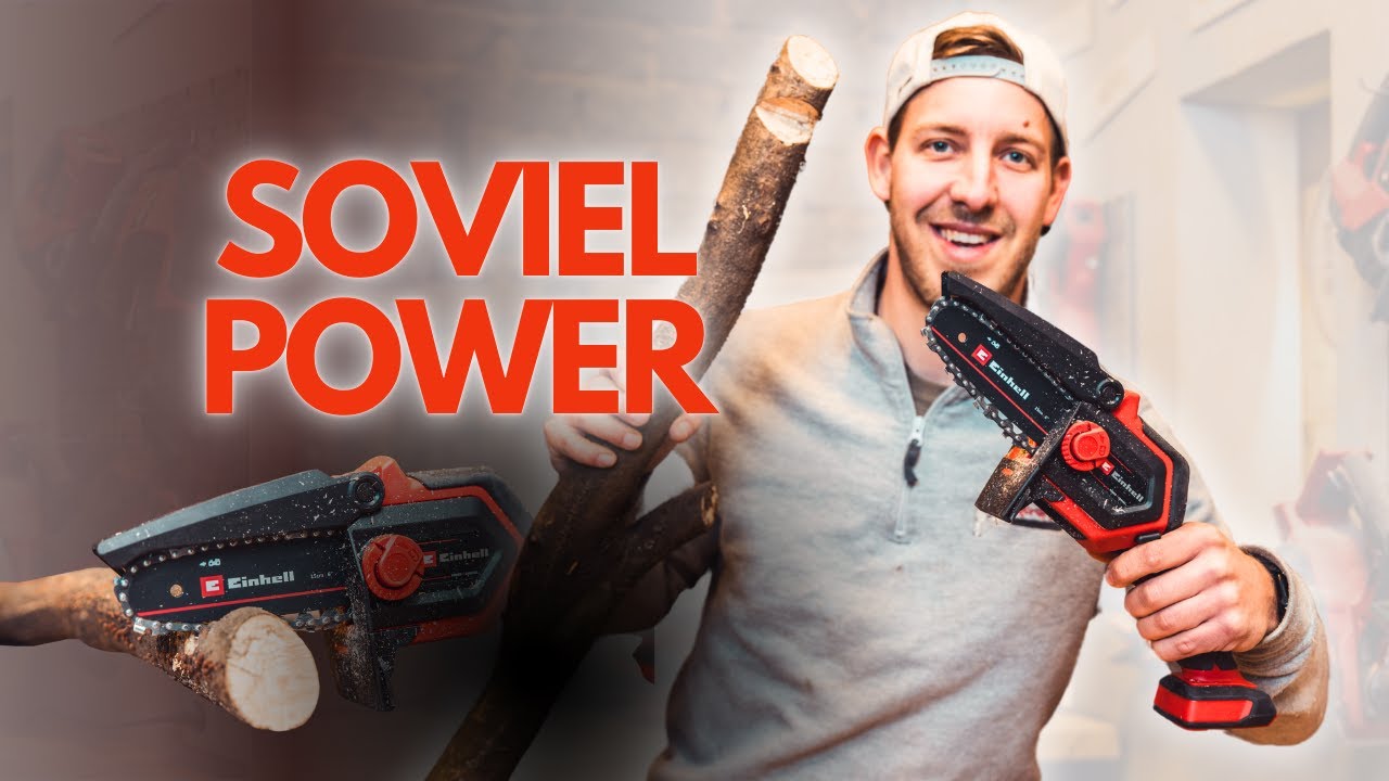 Einfach geil! Einhell Akku-Astkettensäge GE-PS 18/15 Li BL-Solo Power X-Change