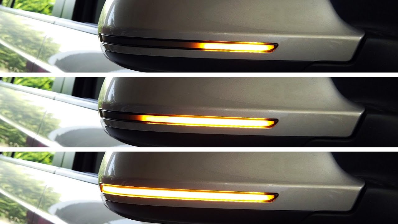 Audi Q3 (8U) LED dynamic mirror turn signals installation