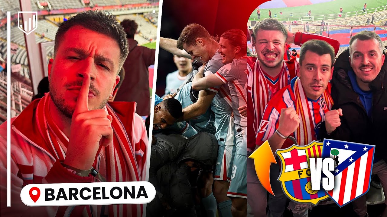 🔥¡ASÍ VIVIMOS UNA NOCHE HISTÓRICA DESDE BARCELONA! | ✈️ ON TOUR #9 BARÇA 1-2 ATLETI