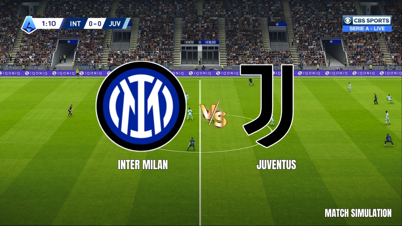 Inter Milan vs Juventus | Serie A Italy 2026 | PES 2021 Simulation