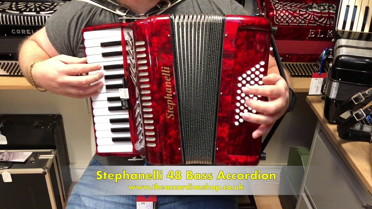 Stephanelli 48 Bass Accordion