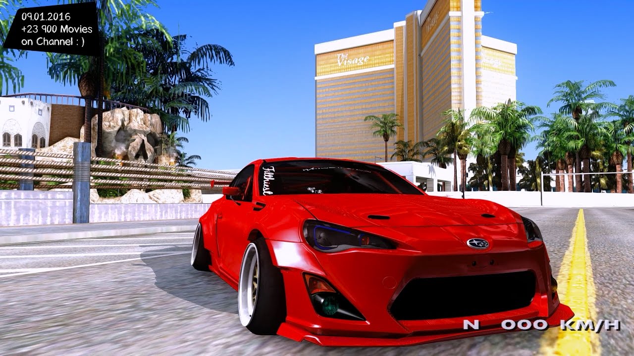 Subaru BRZ Rocket Bunny Slammed - GTA San Andreas 1440p / 2,7K 60FPS _REVIEW
