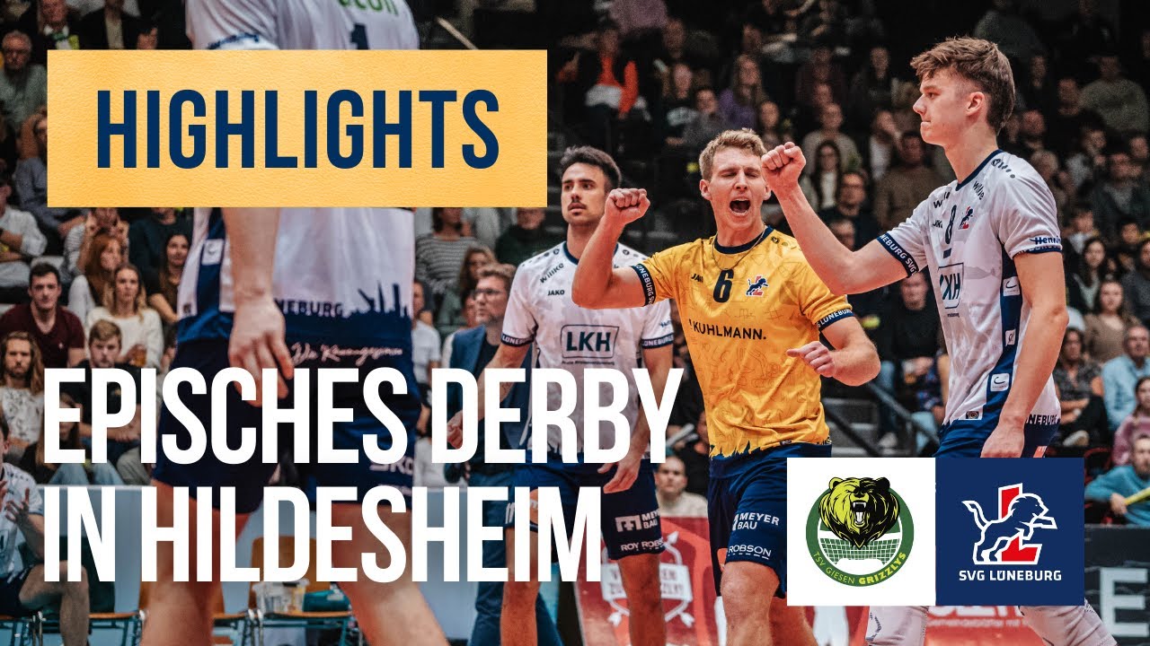 Helios GRIZZLYS Giesen - SVG Lüneburg | Highlights Volleyball Bundesliga