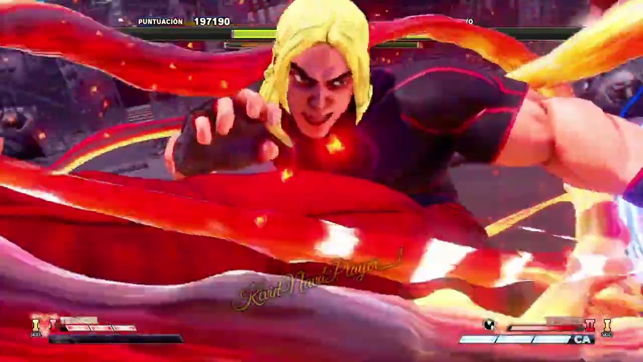 (StreetFighterV) PS5 Modo Arcade Ken VS G