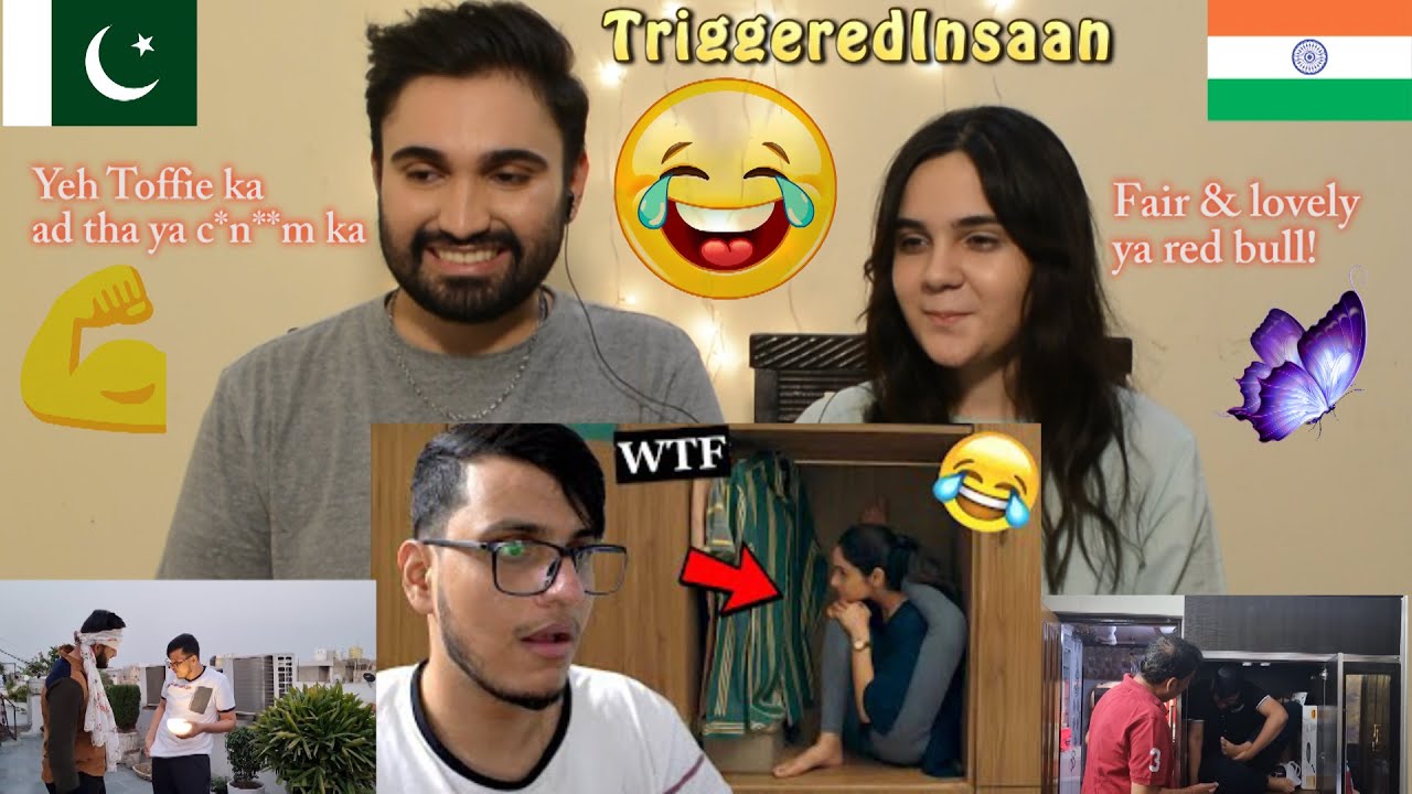 Reaction to Found The FUNNIEST Indian Ads and Actually Tried Them, Triggered Insaan, Desi H&D Reacts