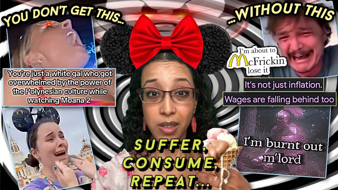 modern existence is suffering, DISNEY ADULTS prove it
