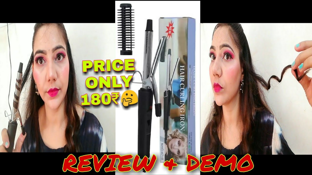 V&G professional hair curler Review and demo ||Affordable hair curler under 200 RS||#deekshachauhan