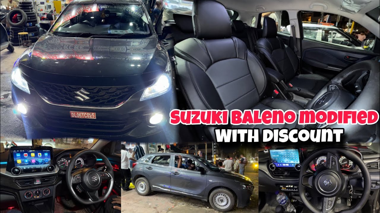 2025 BALENO BASE TO TOP MODIFICATIONS ✅|| BALENO SIGMA MODIFIED WITH PRICE ||  BALENO MODIFICATION✅