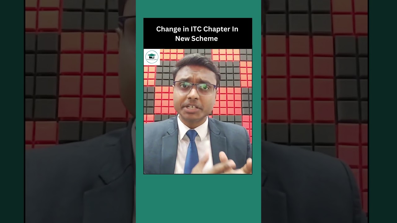 Change in ITC chapter in new scheme #shorts #taxtycoon