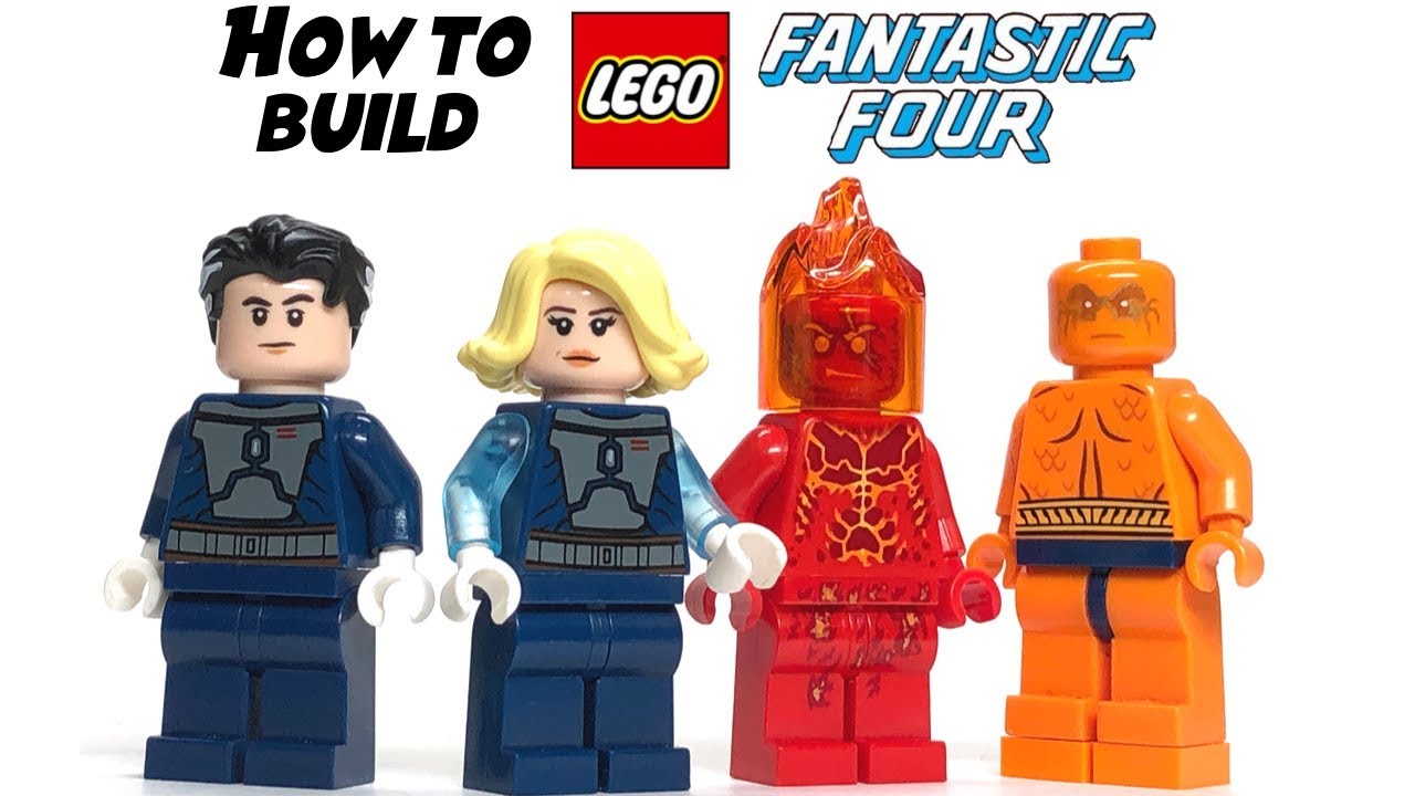 LEGO FANTASTIC FOUR  Custom Minifigure Showcase