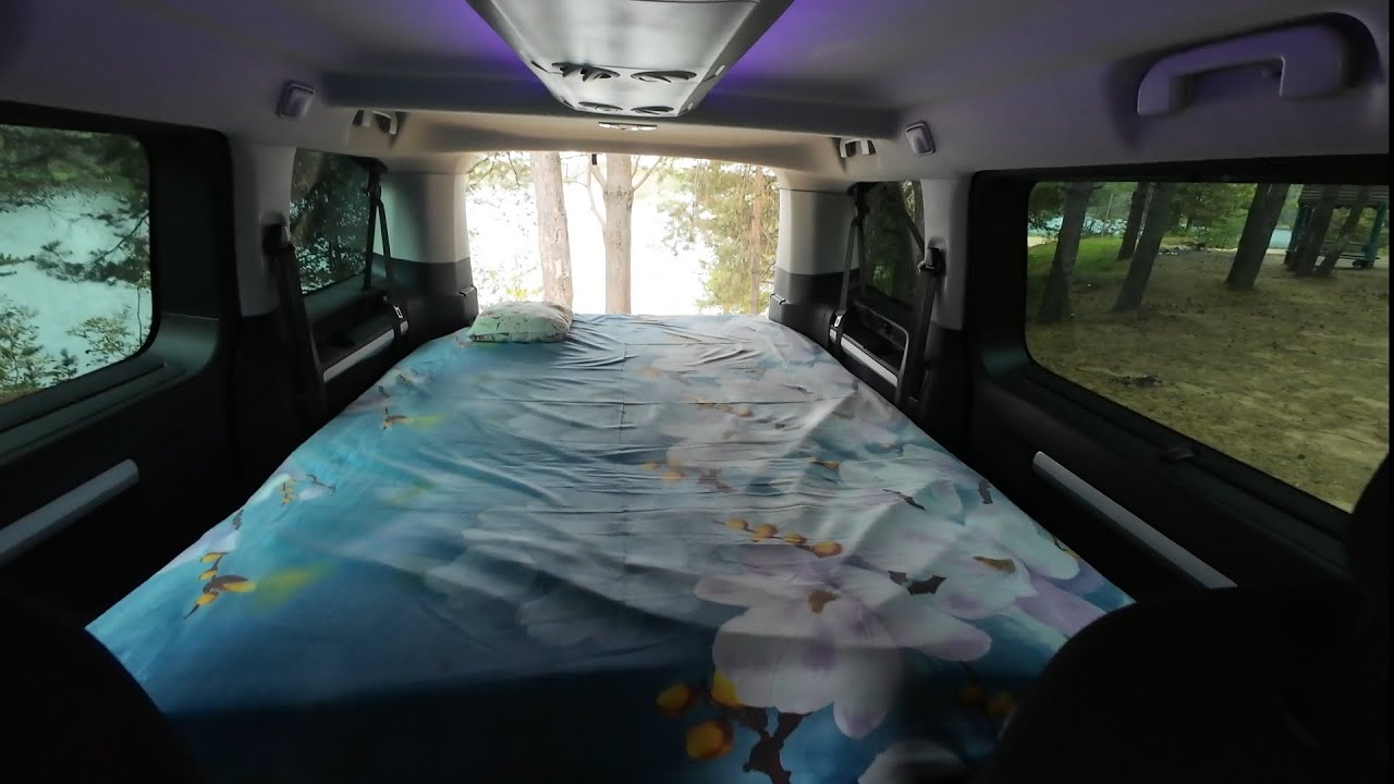 Bed in Car Citroën SpaceTourer / Peugeot Traveller  кровать в машине 