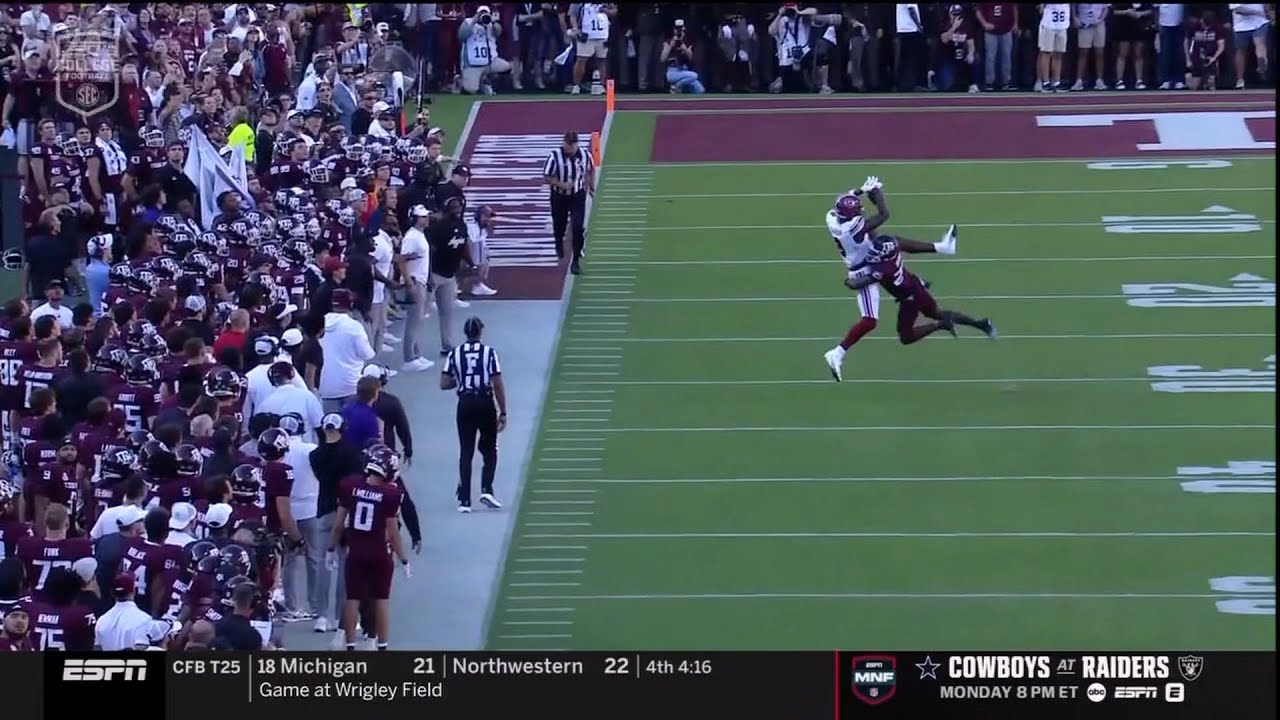 2025 USC vs Texas A&M - Nyck Harbor 19 Yd Reception