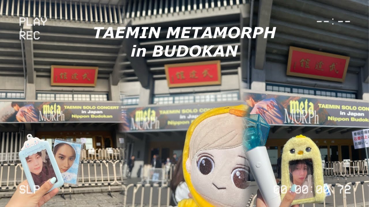 vlog ｜TAEMIN METAMORPH in 武道館 ｜KPOP 現場のオタ活の3日間✧SHINee シャヲル テミンペン