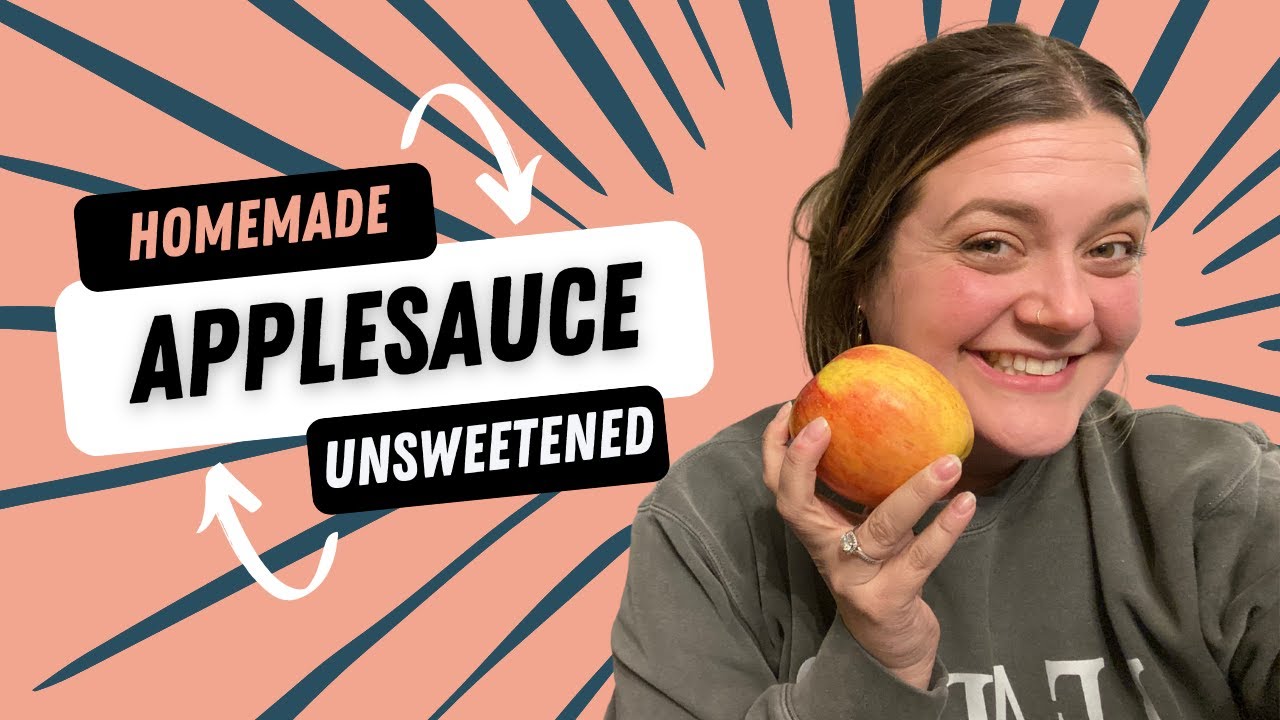 Homemade Applesauce (No added sugar!)