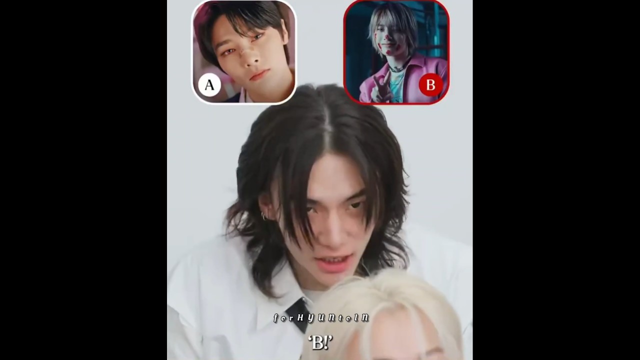 Hyunjin loves blonde Jeongin hehe😂 #hyunin #hyunjin #in #jeongin #skz #stay #straykids #kpop #shorts