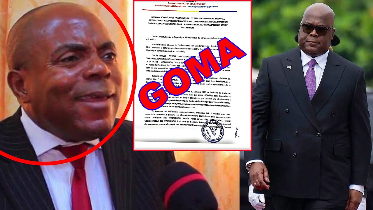 TSHISEKEDI YIRUKANYE IGIHANGANJYE WILLY MISHIKI MURI WAZALENDO AMUZIZA KUVUGA UKURI KUMAHANO YA GOMA