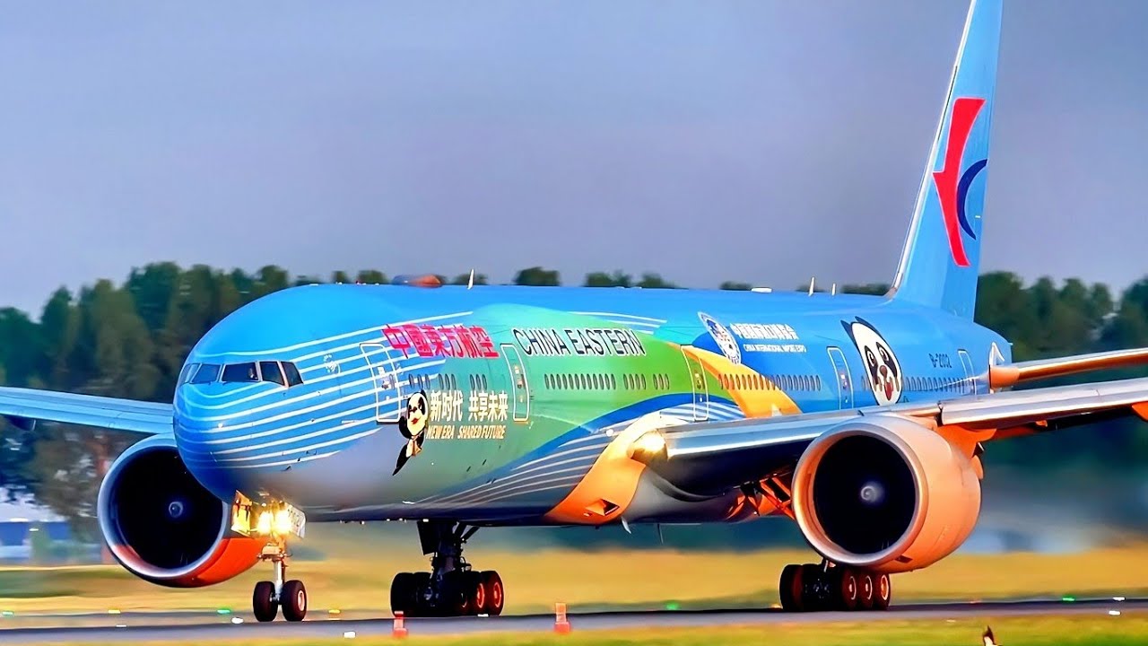 [4K] 20 Minutes of HEAVY AIRPLANE LANDINGS & TAKEOFFS 🇳🇱 | Amsterdam Airport Spotting | AMS/EHAM