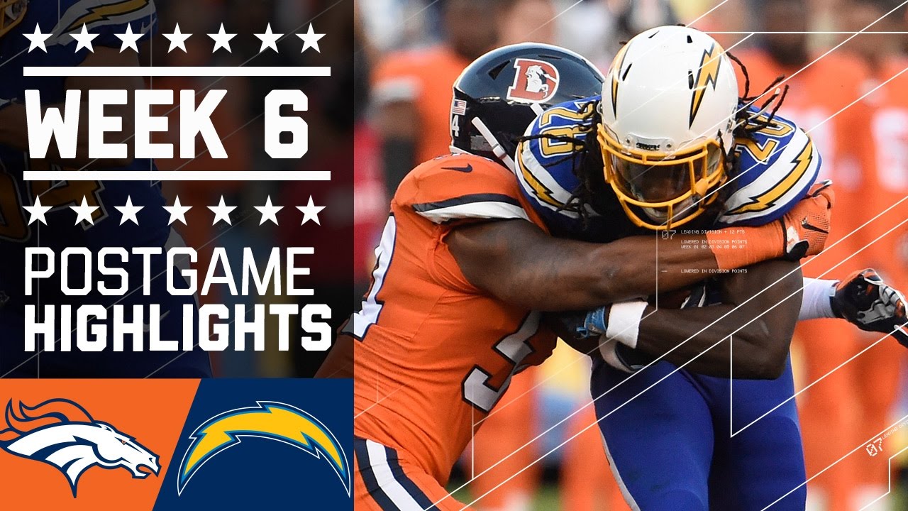 Broncos vs. Chargers | NFL Week 6 Game Highlights