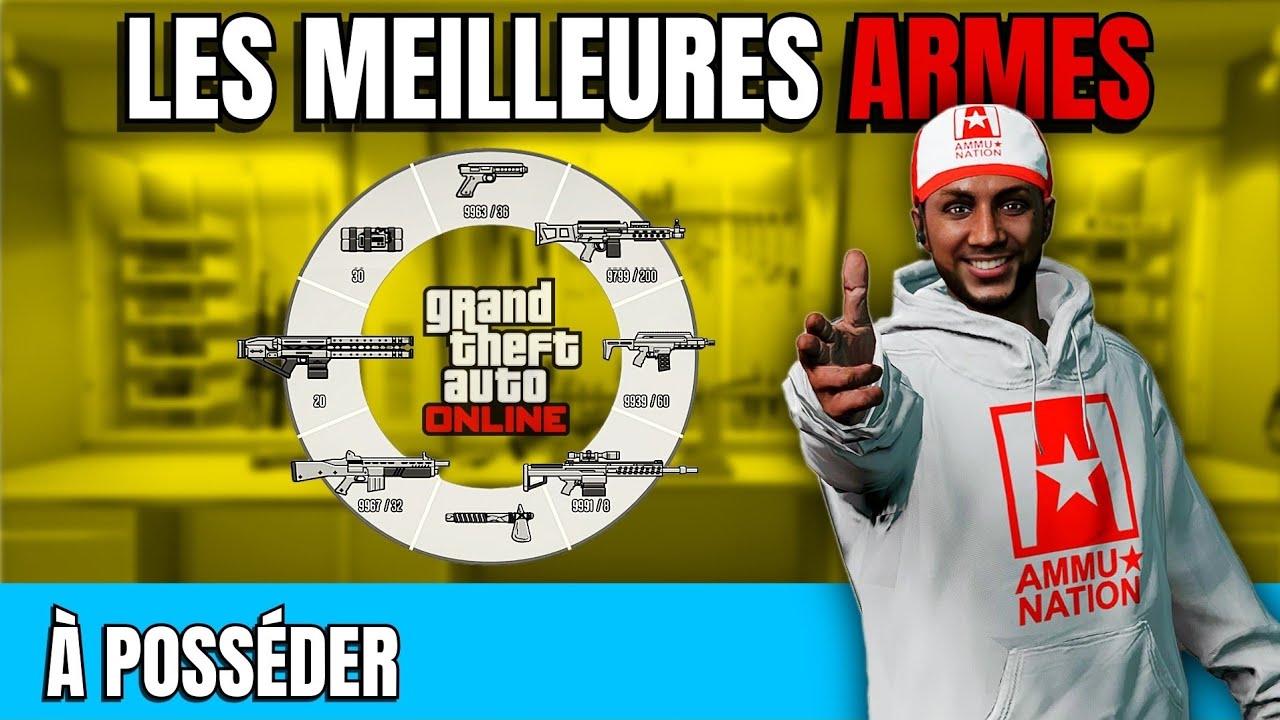 GTA Online 2025 : Les Meilleures Armes à Avoir (Indispensables en Braquages & Missions)