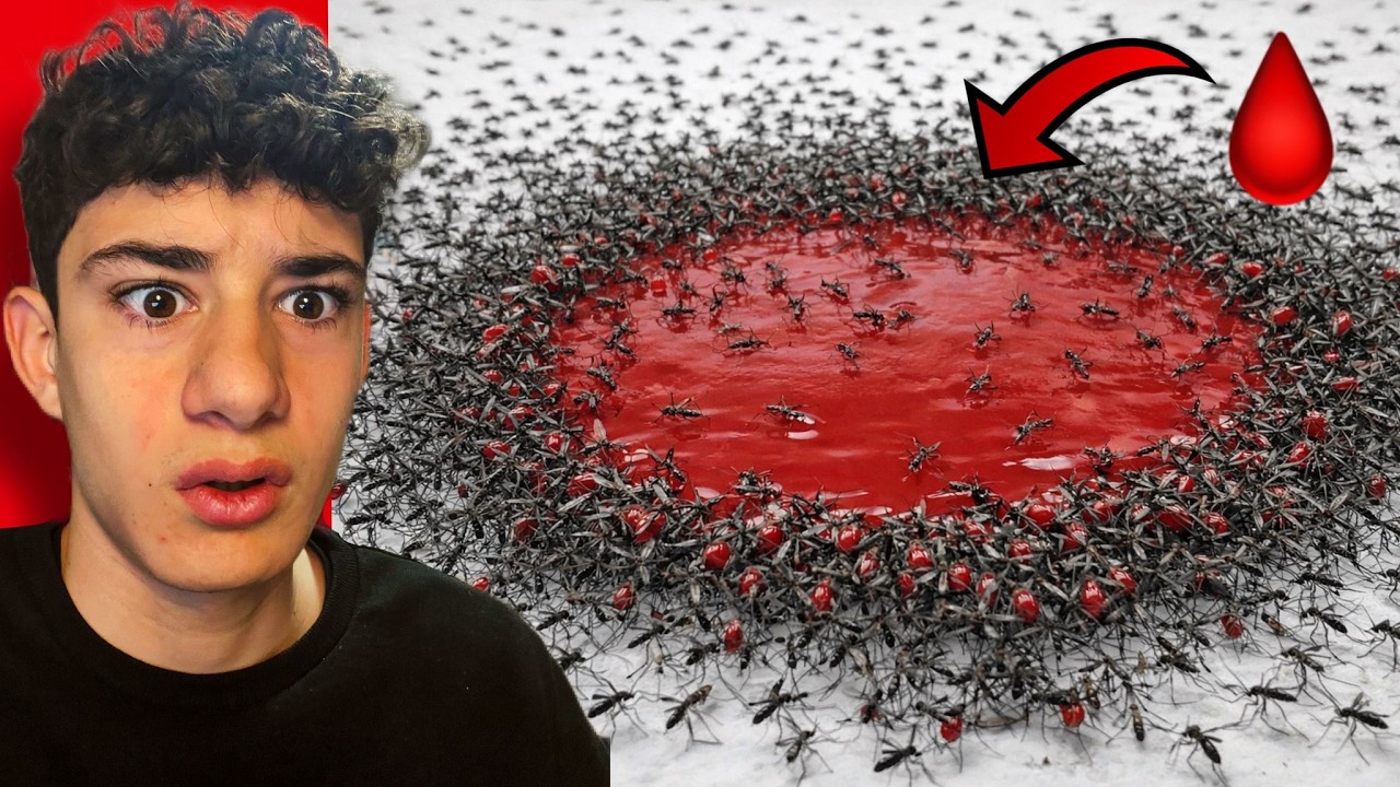 REACCION 1000 mosquitos vs SANGRE🩸!!!