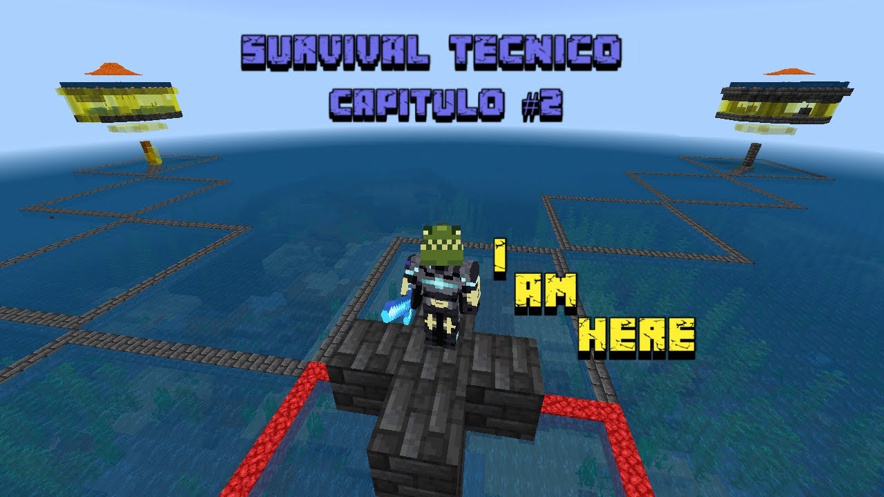 Survival Técnico capitulo #2  construyendo la mejor granja de hierro