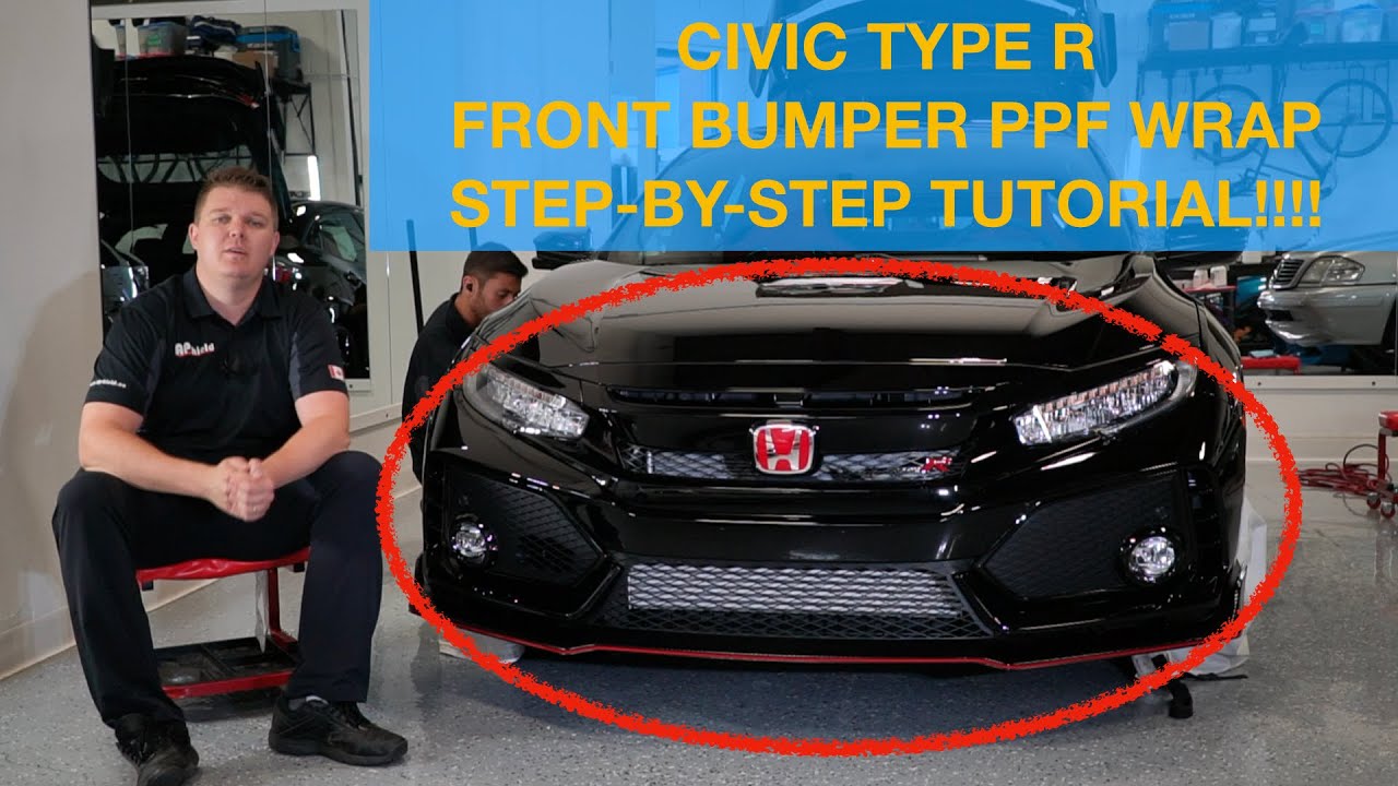 FK8 Civic Type R - XPEL Ultimate Film PPF Installation Tutorial