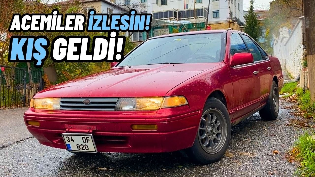 GAZA DOKUNUNCA KAYIYOR ! YENİ BAŞLAYANLAR İÇİN KIŞIN ARABA KULLANMAK | NİSSAN LAUREL ALTİMA