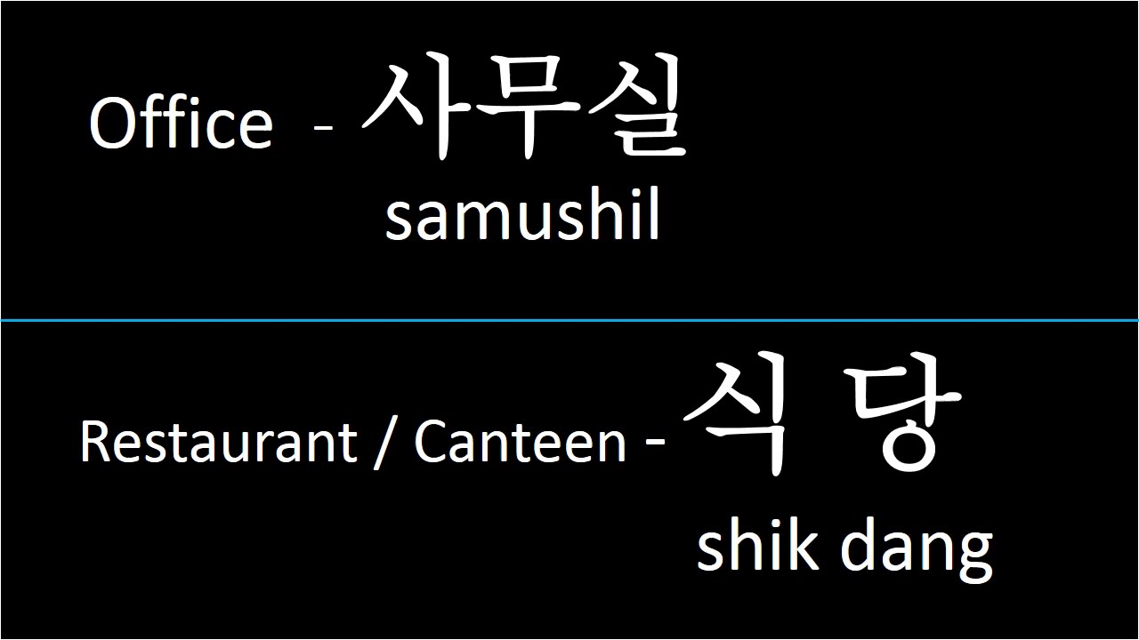 Place/Location in Korean EPS TOPIK Reviewer II Must know Korean Vocabulary