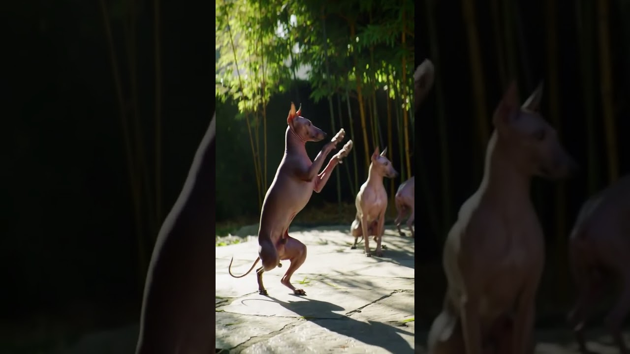 American Hairless Terrier is exercising.  #dog #dogcoach #dogs #bulldog #doggielife #dogsport