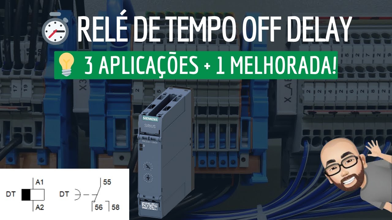 RELÉ DE TEMPO OFF DELAY  - 3  APLICAÇÕES QUE VOCÊ PRECISA CONHECER - COMANDOS ELÉTRICOS! 🔧✅