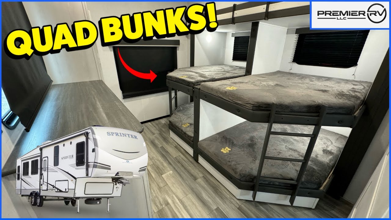 BEST Bunkhouse Fifth Wheel? - The 2024 Keystone Sprinter Limited 3810QBS - HUGE Family Fifth Wheel!