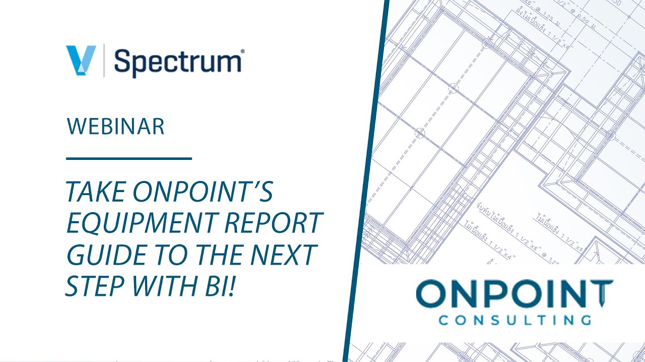Take OnPoint's Equipment Report Guide to the next step with BI!
