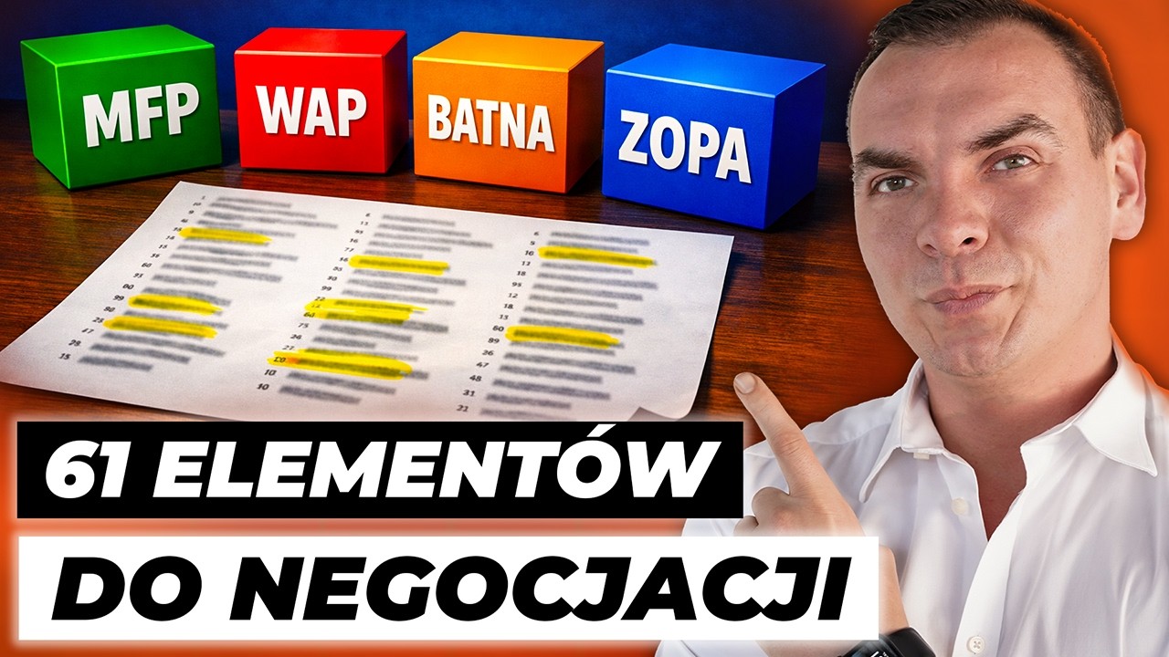 Jak przygotować się do negocjacji? 61 punktów przewagi