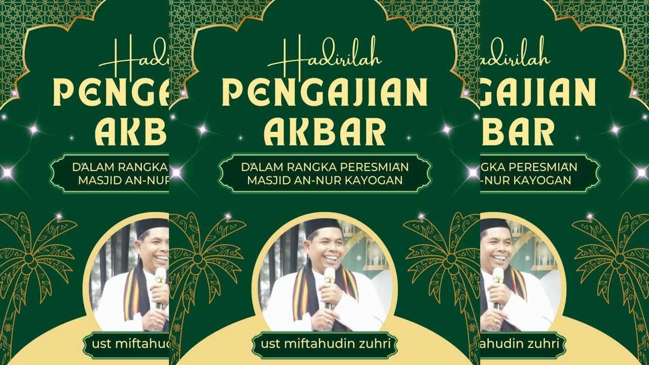 ⭕ PENGAJIAN AKBAR DALAM RANGKA PERESMIAN MASJID AN-NUR BERSAMA UST MIFTAHUDIN ZUHRI
