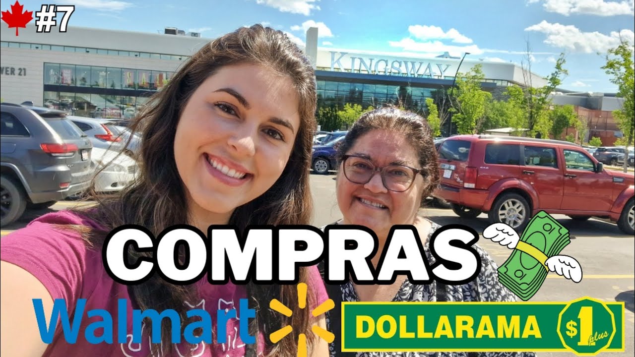 🇨🇦 COMPRAS no WALMART & DOLLARAMA com PREÇO no final | Edmonton, Alberta - Canadá