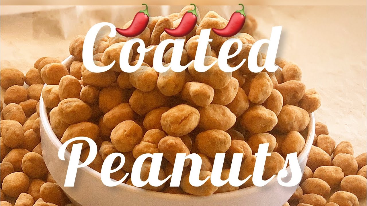 Spicy coated peanuts