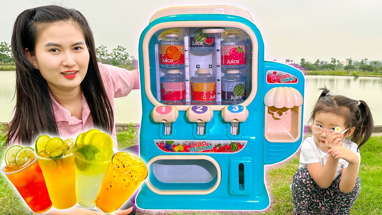 Cam Cam review máy bán nước hoa quả tự động và cái kết bị con bò đuổi - Cam Cam TV
