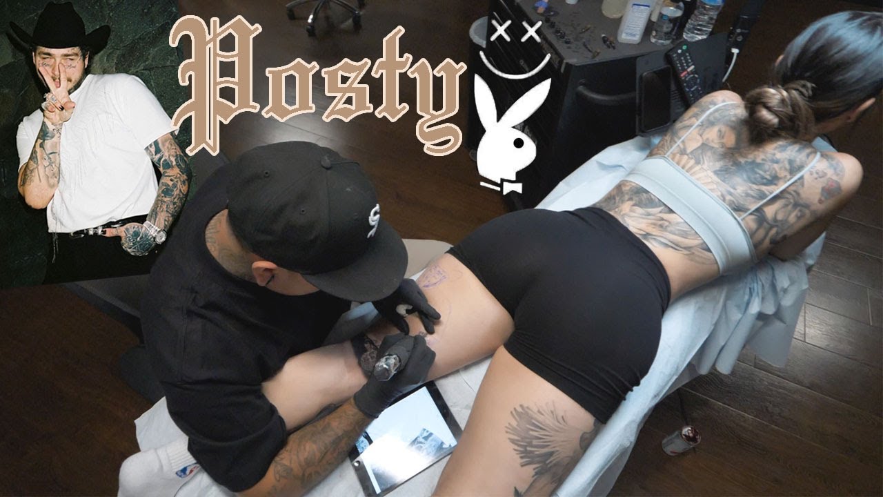 GETTING POST MALONE TATTOOED ON ME!!!!😭🖤🖤🖤