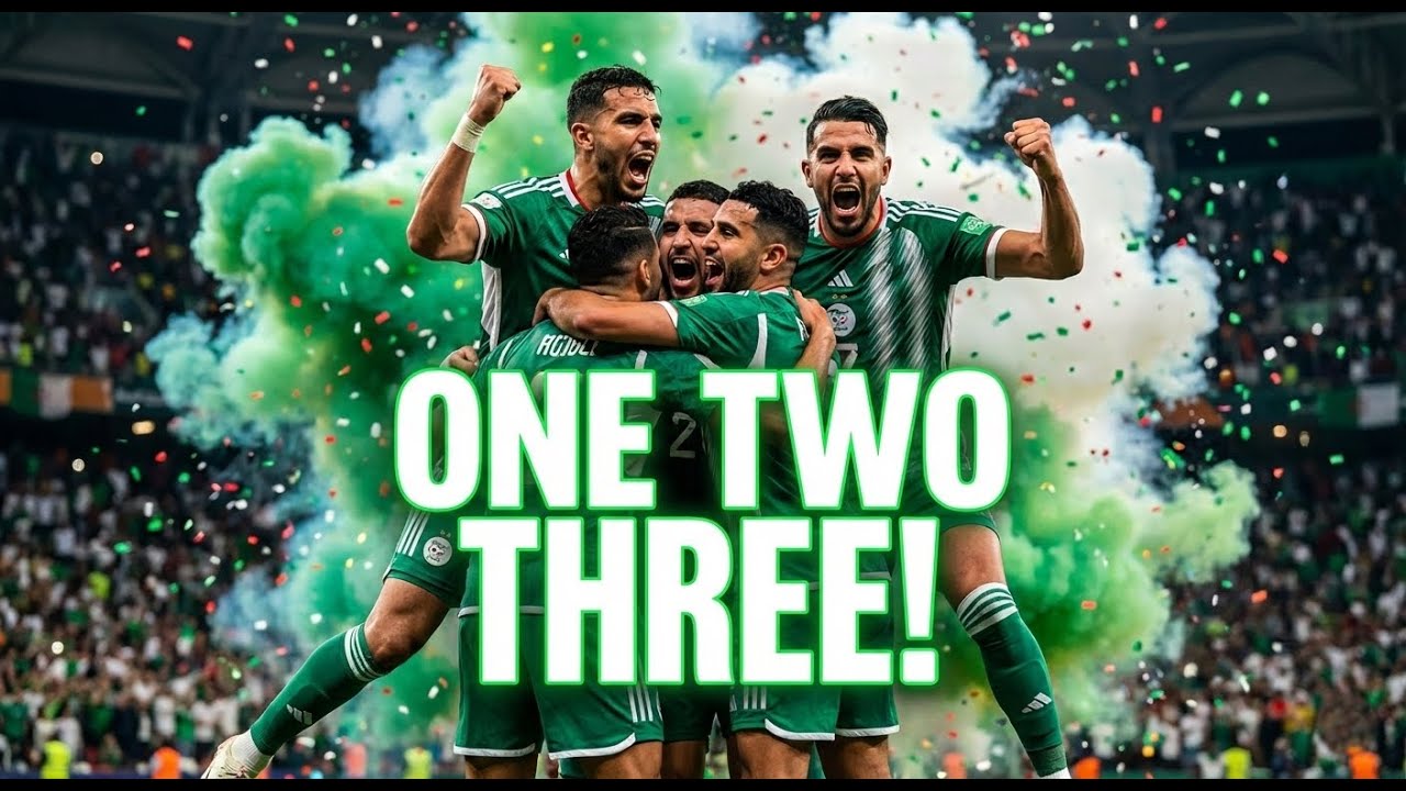 🇩🇿 ALGERIA VICTORY ANTHEM   One Two Three Mahrez, Amoura, Bennacer 2026