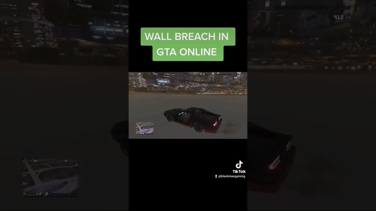 WALL BREACH IN GTA ONLINE #rockstargames #gta #wallbreach #glitch #gta5online #fy #fyp #foryoupage
