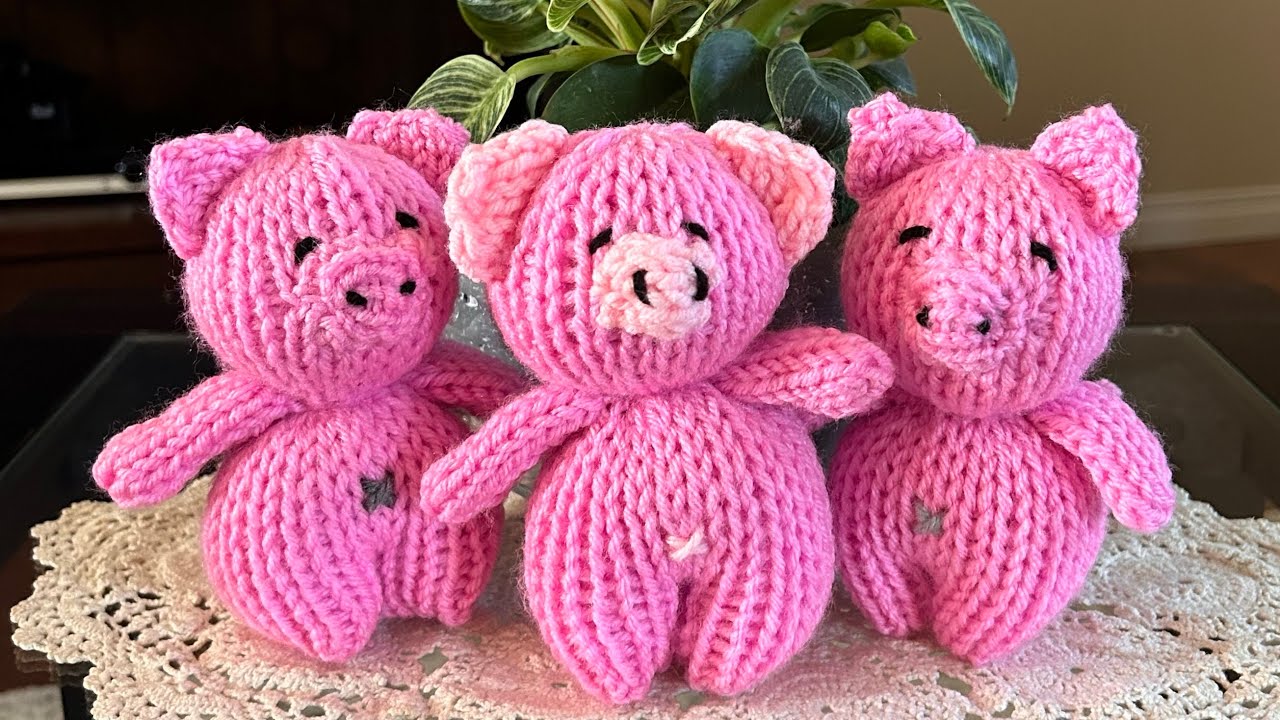 Three Little Pigs ~ Addi, Sentro, Circular Knitting