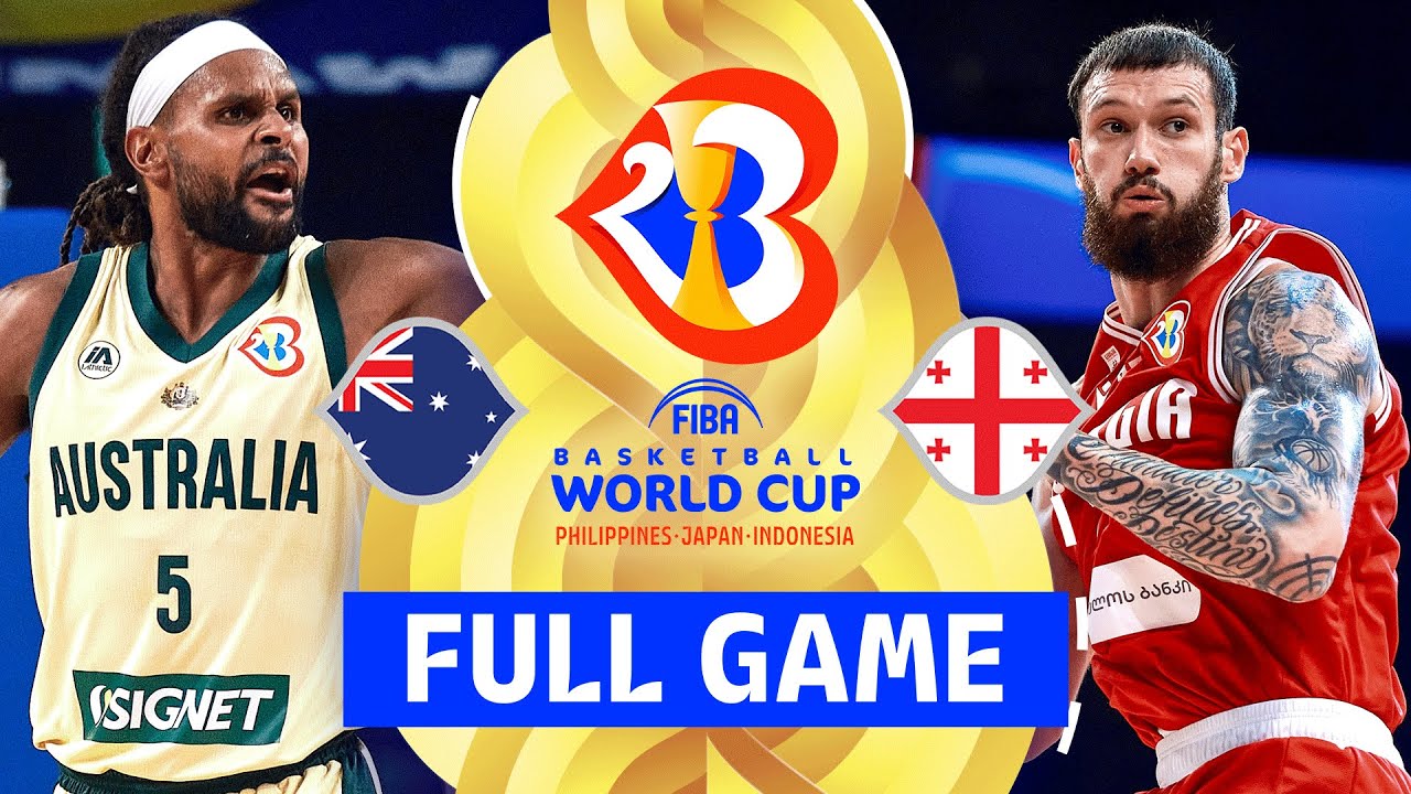Australia v Georgia | Full Basketball Game | FIBA Basketball World Cup 2023
