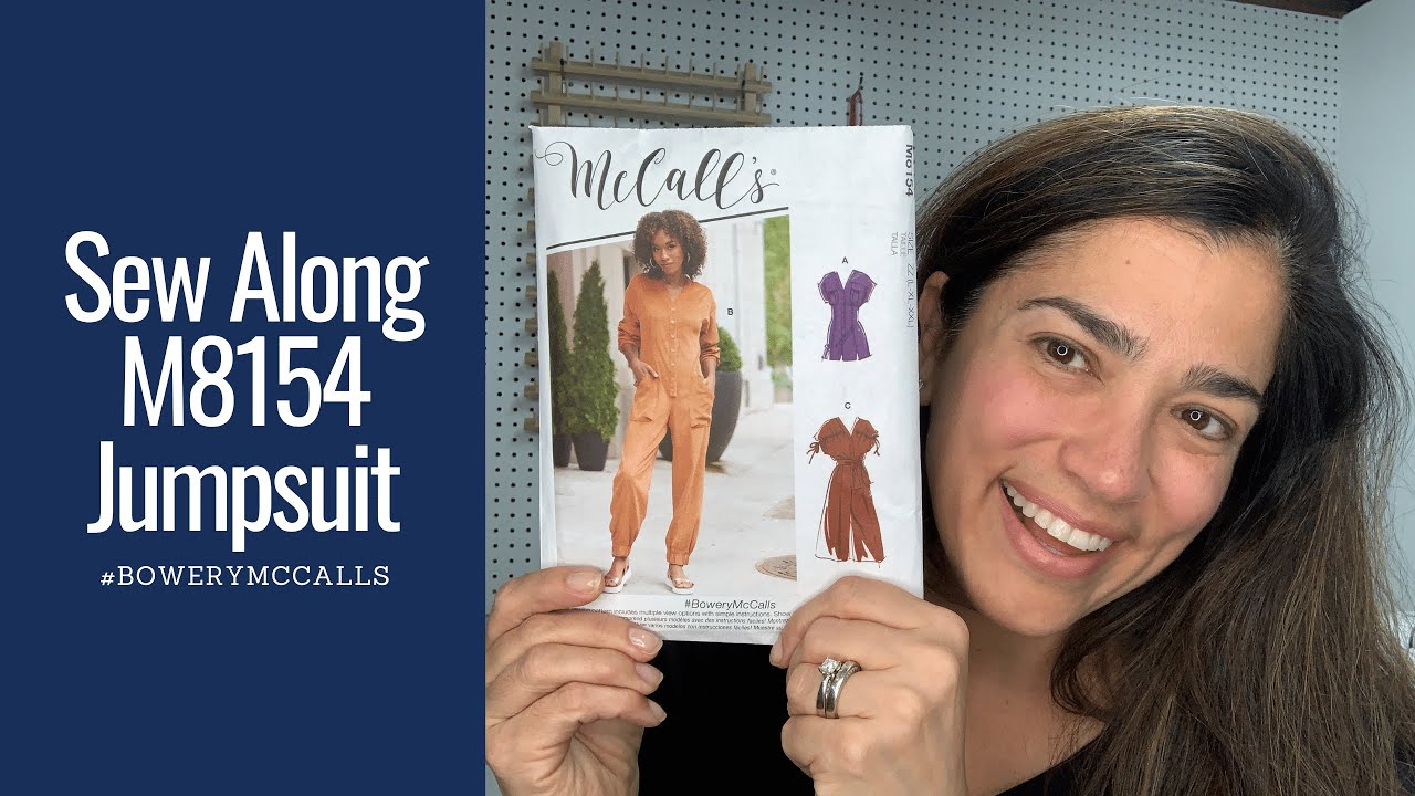 Sew Along for #M8154 a #jumpsuit by McCalls